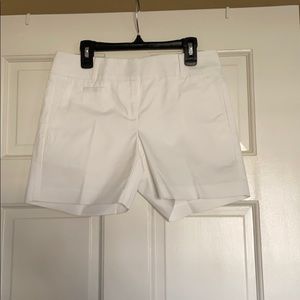 NWOT Ann Taylor white dressy shorts